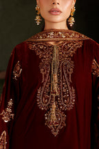 IV-86 Embroidered Velvet