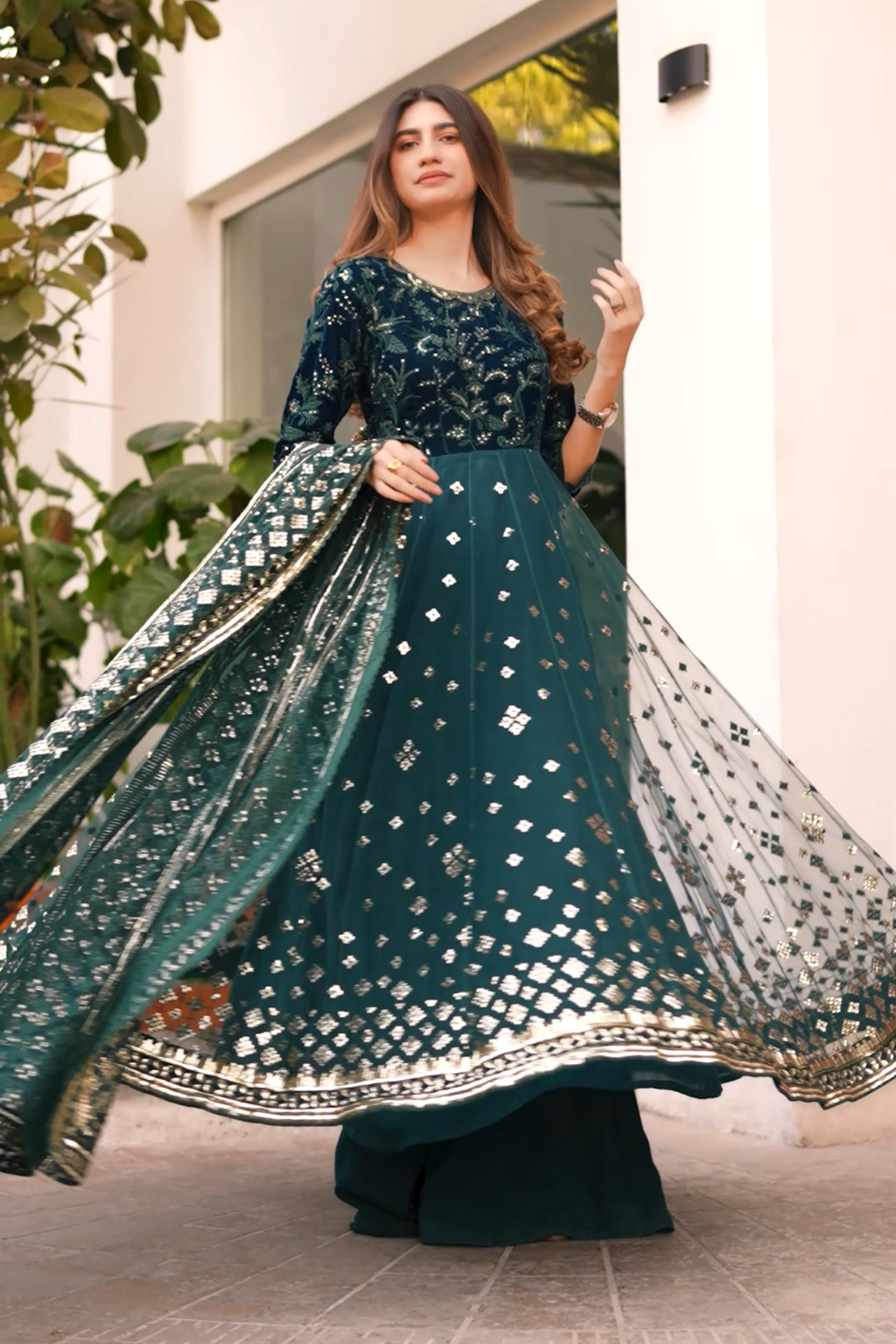 IV-46 Embroidered Velvet Secondary image