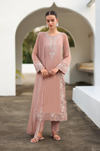 CC-69 Embroidered Chiffon - Iznik