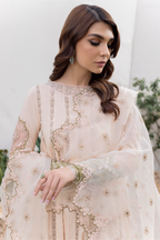 IP-189 Embroidered Lawn - Iznik