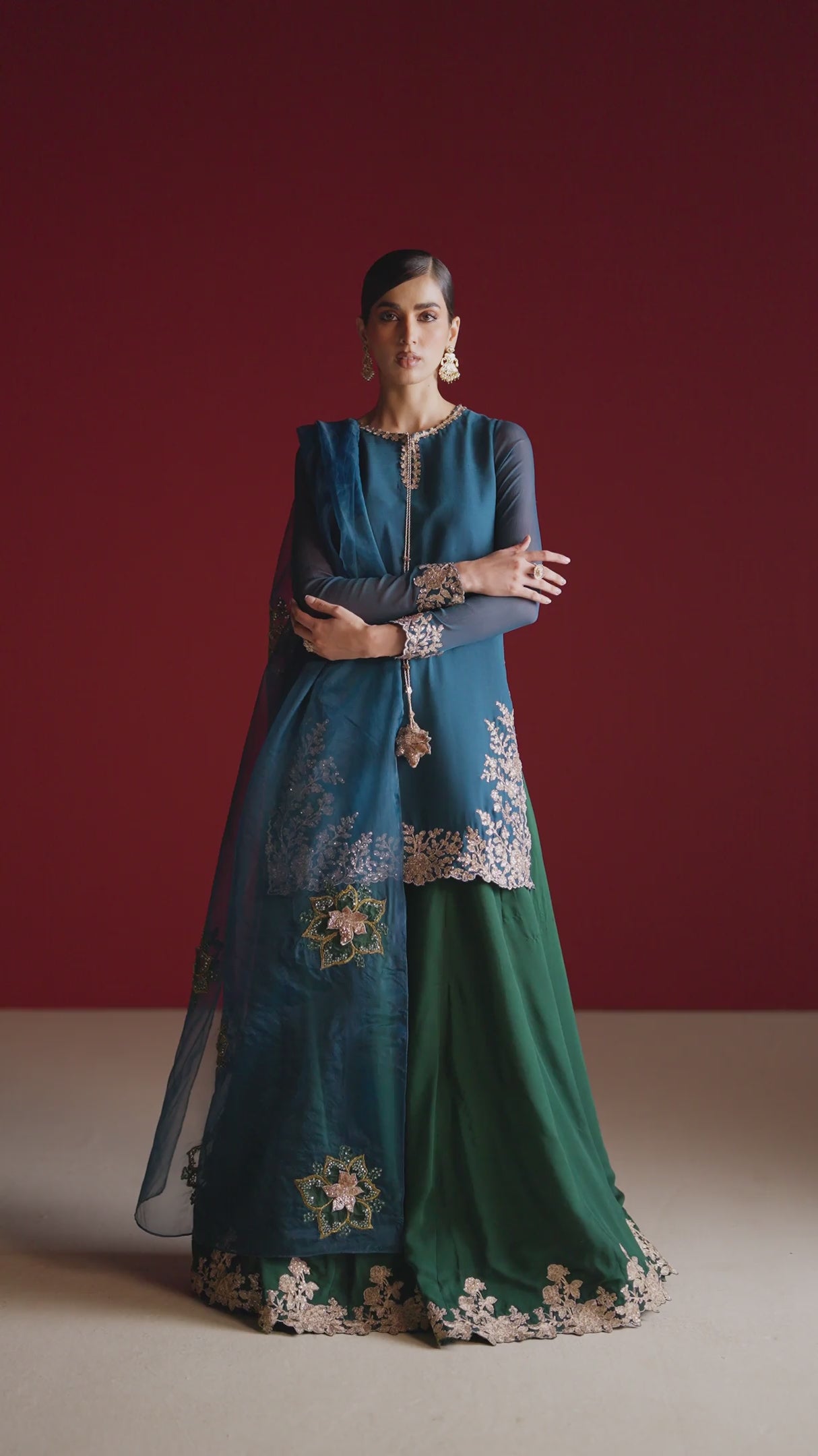 CC-102 Embroidered Chiffon