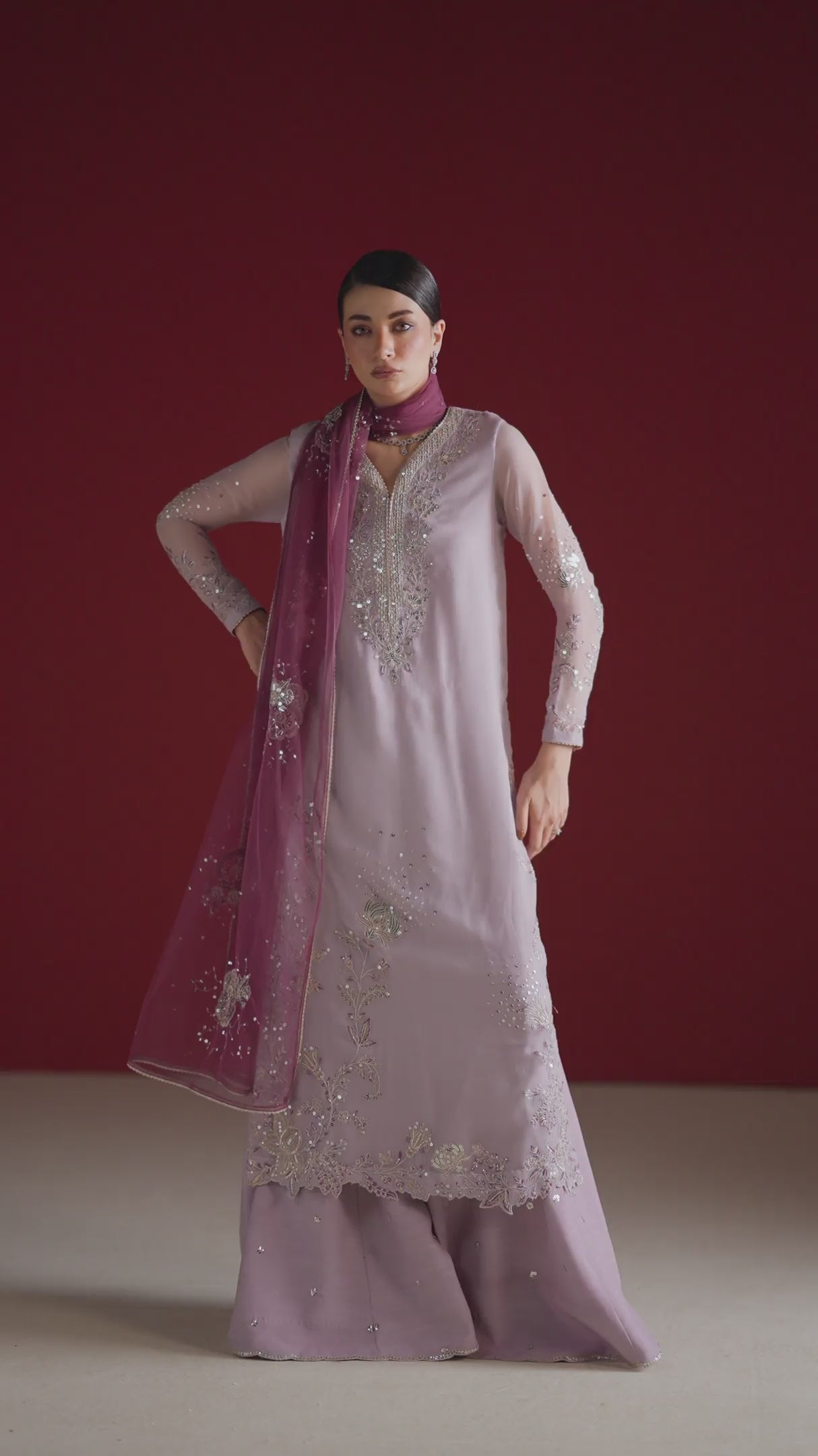 CC-110 Embroidered Chiffon