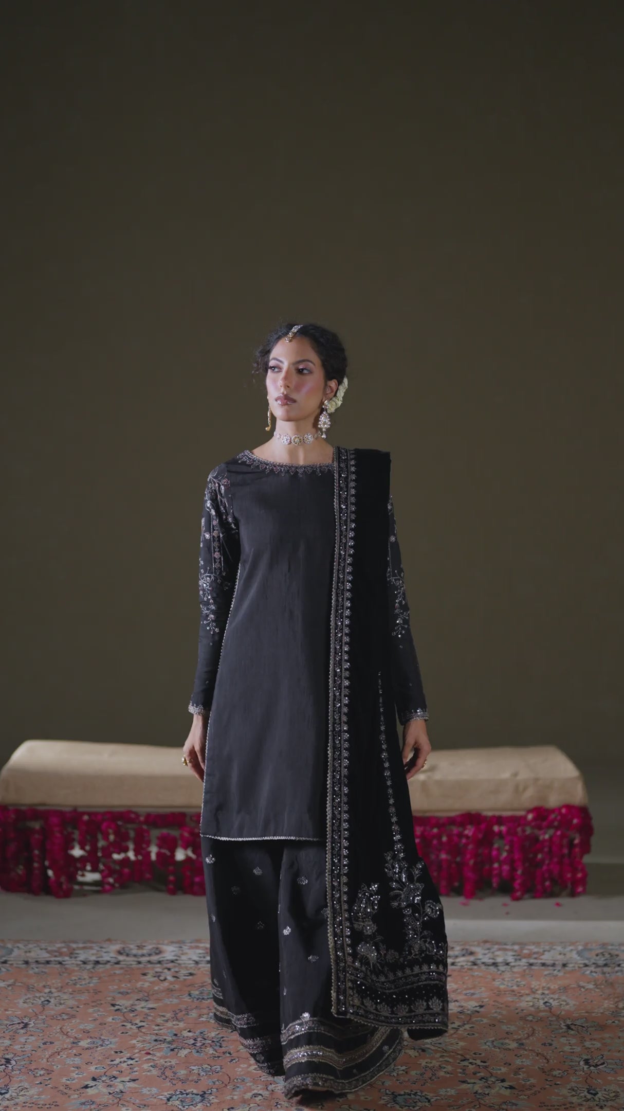 IV-72  Embroidered Velvet