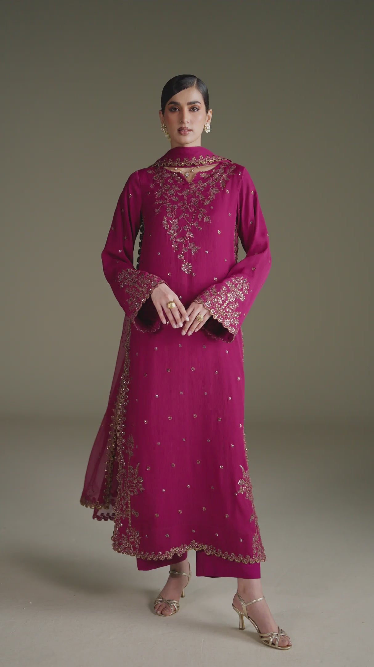 CC-109 Embroidered Chiffon