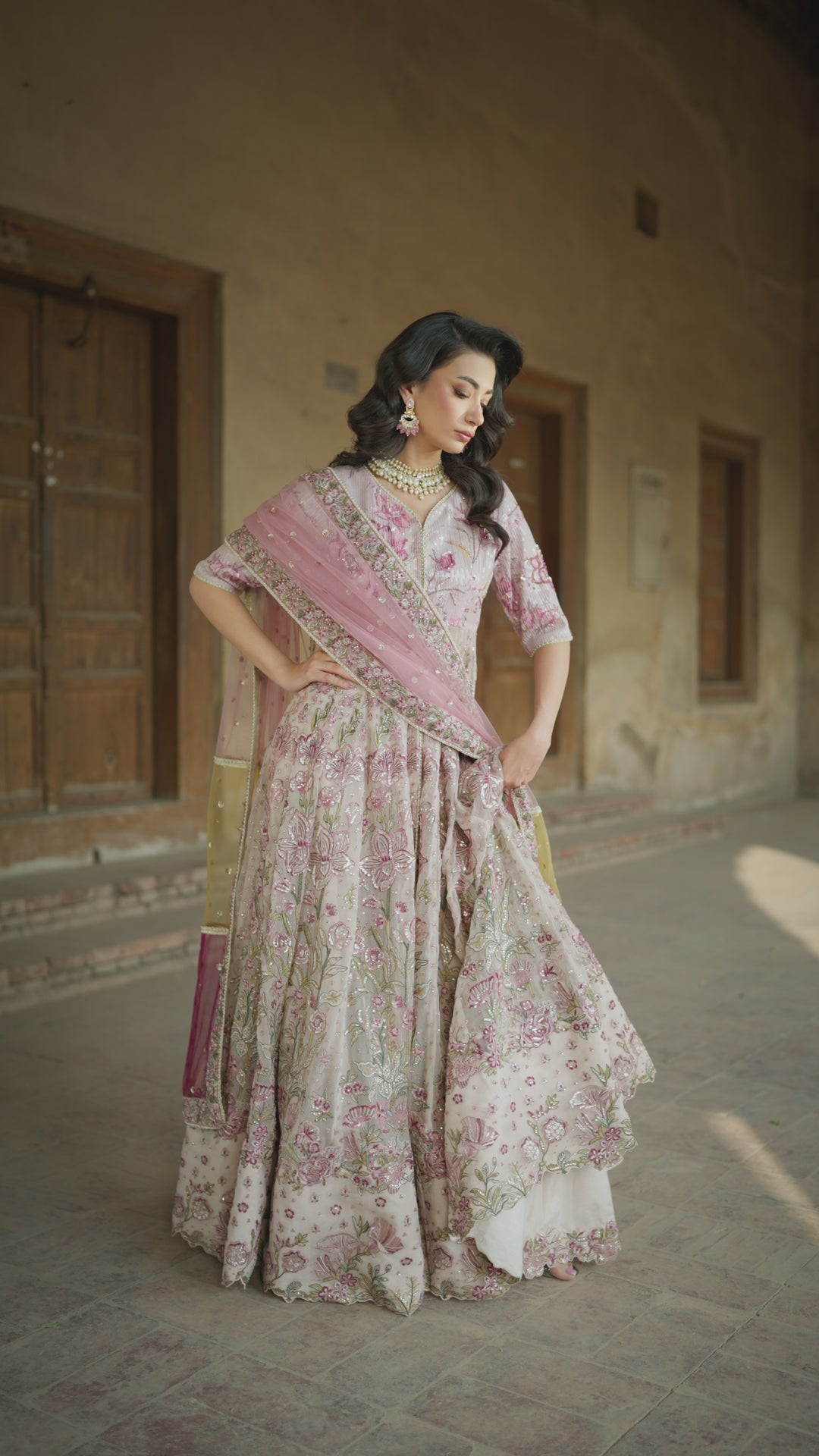 ILC-08 Embroidered Printed Silk