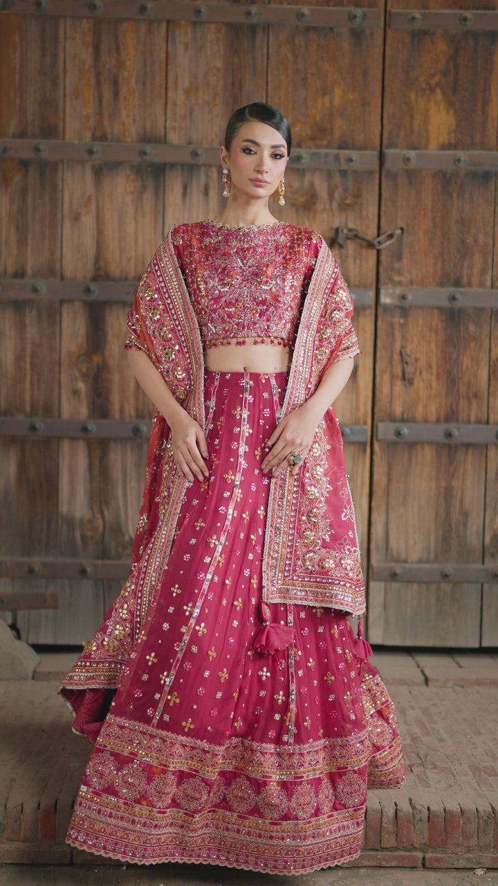 ILC-07 Embroidered Printed Silk