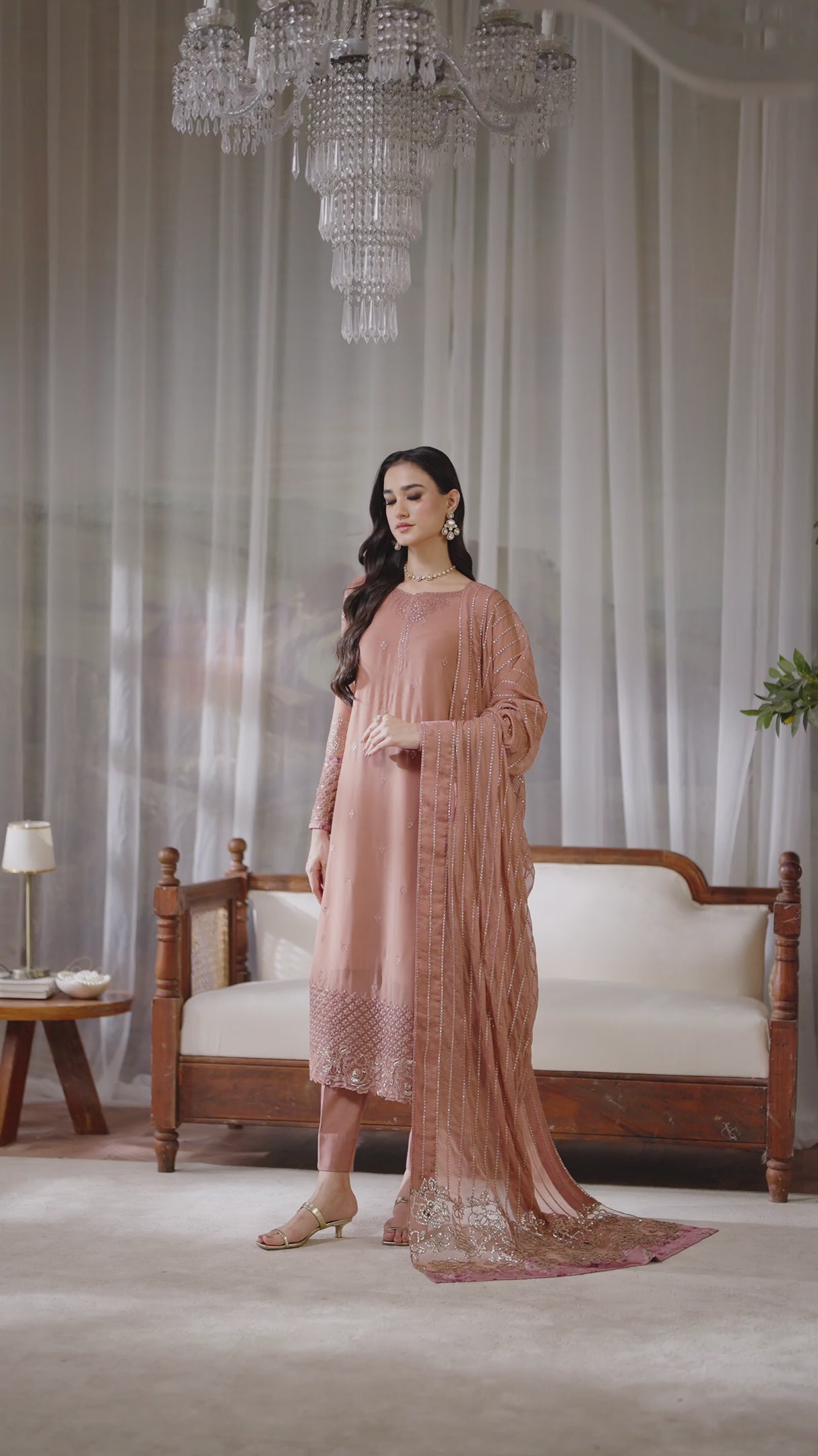 CC-87 Embroidered Chiffon