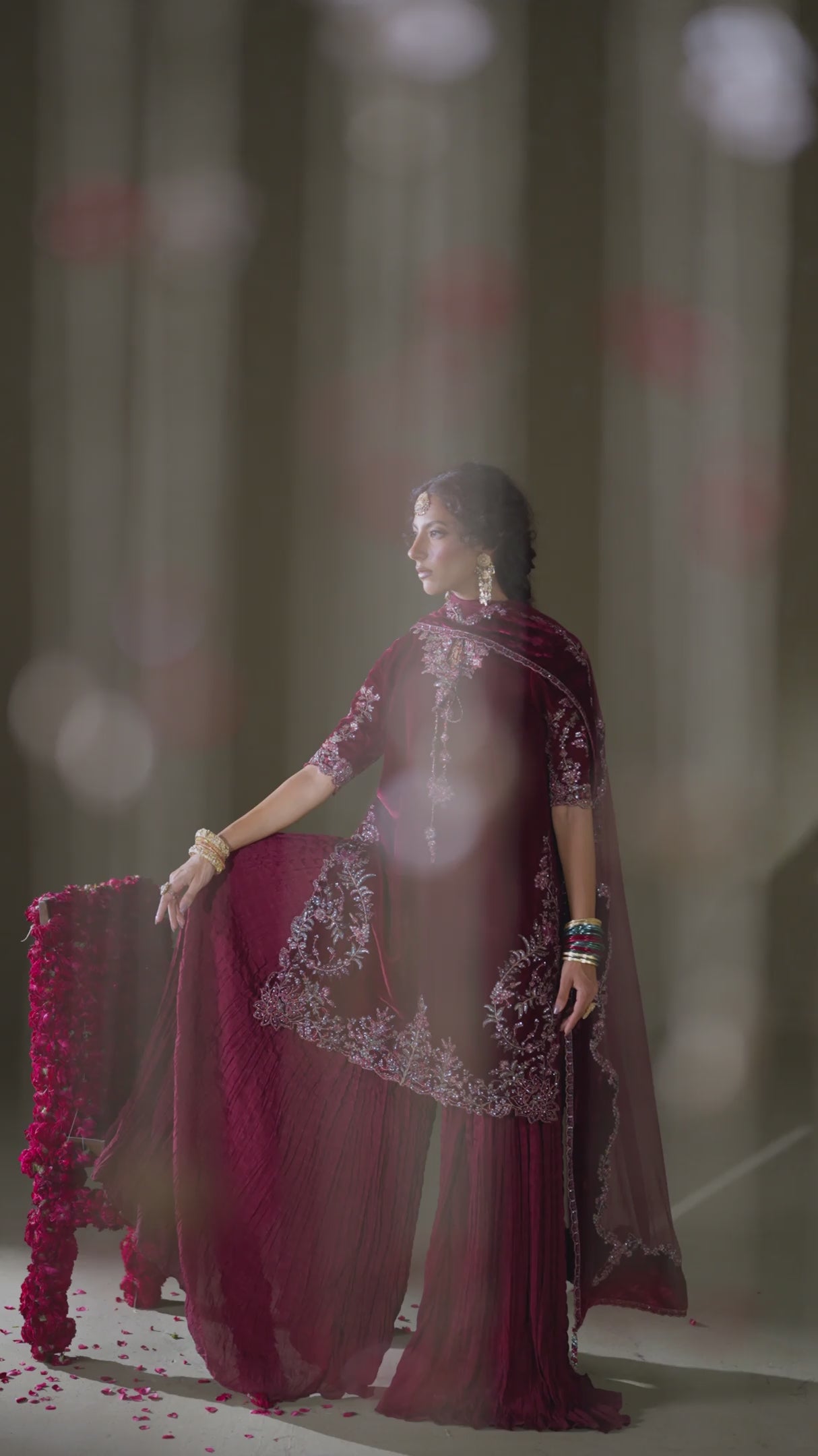 IV-71  Embroidered Velvet