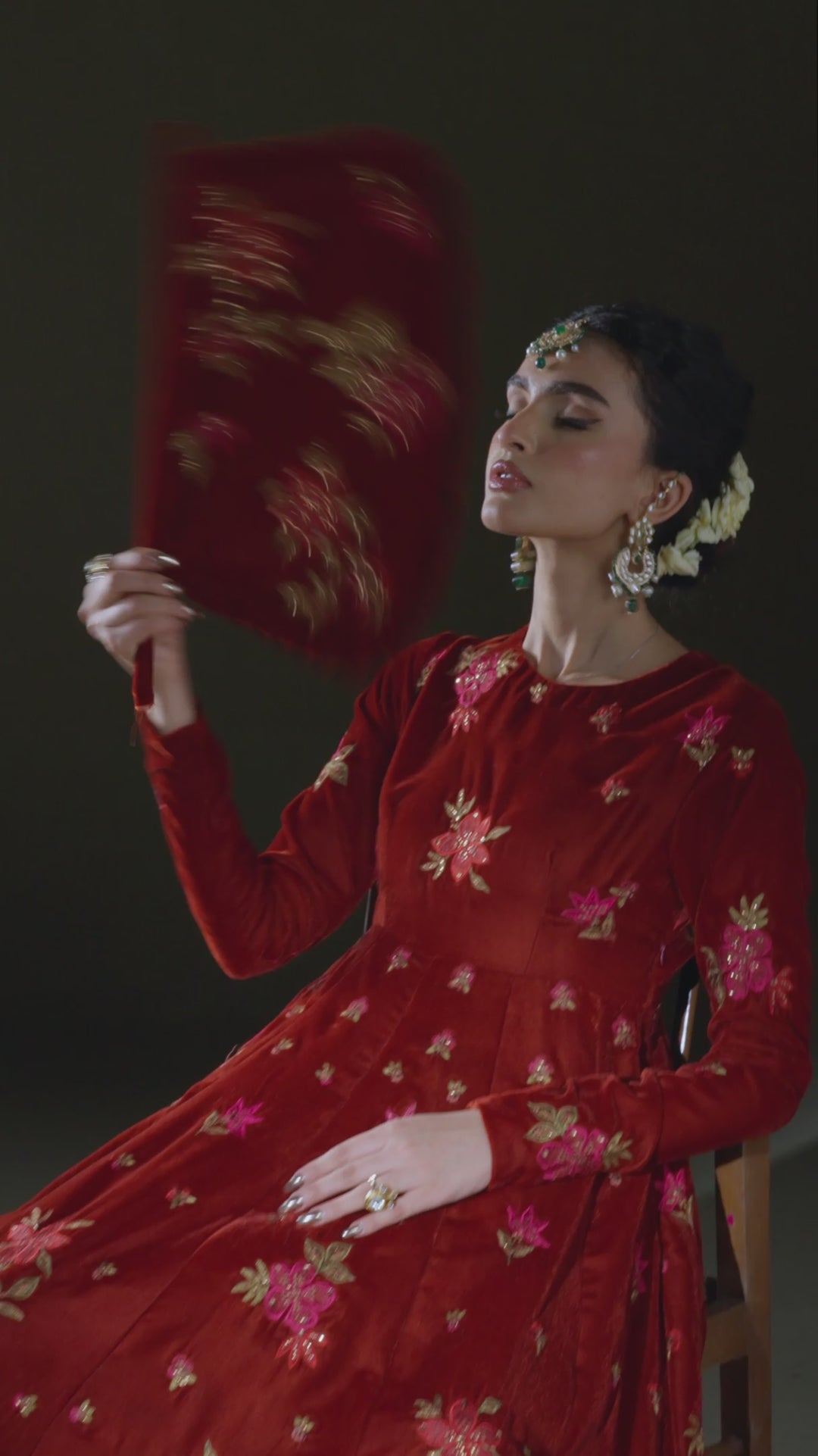 IV-79  Embroidered Velvet