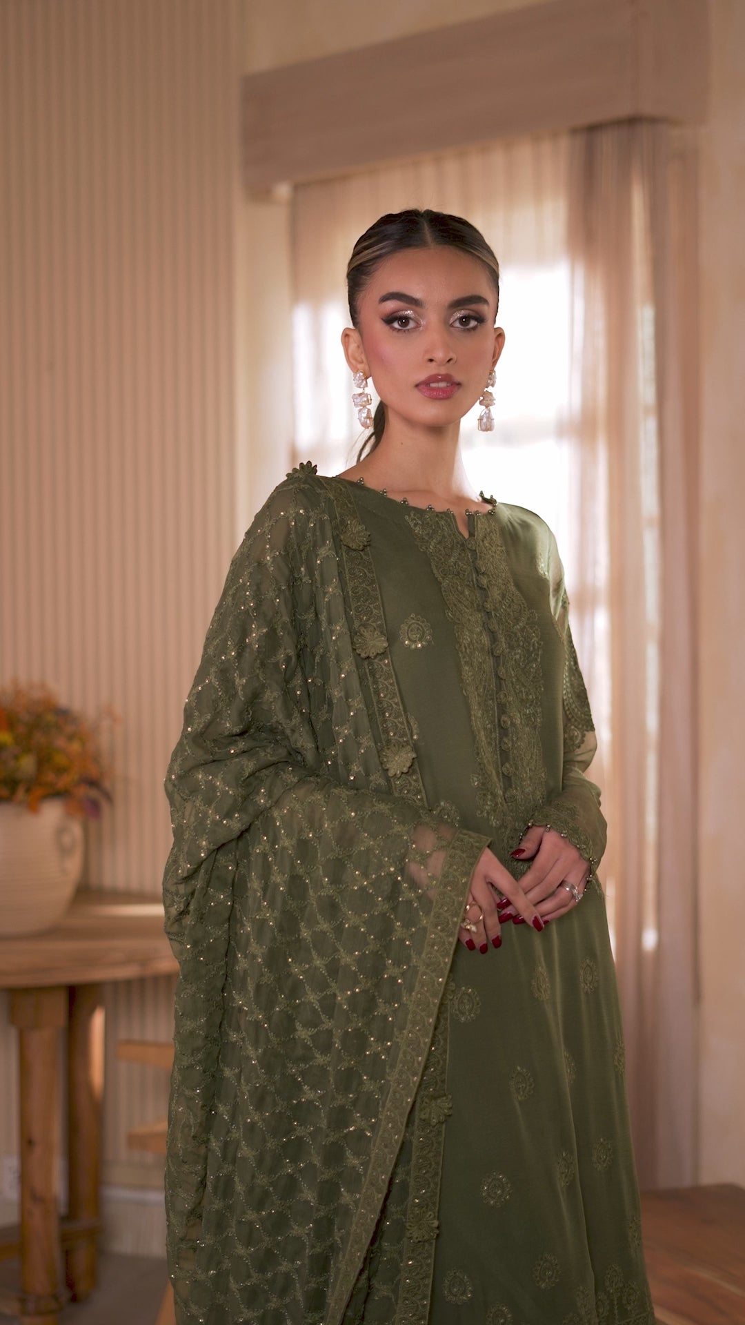 ICK-05 Embroidered Chiffon