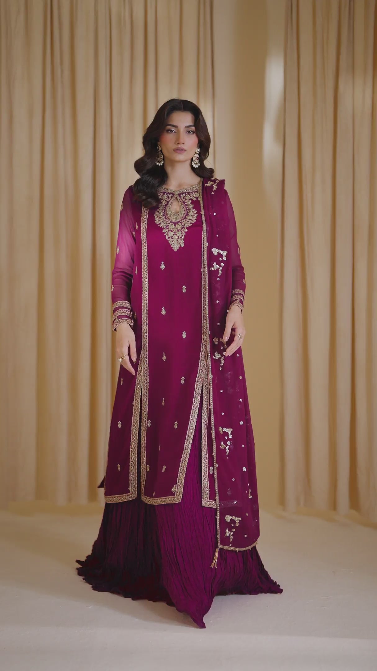 CC-81 Embroidered Chiffon