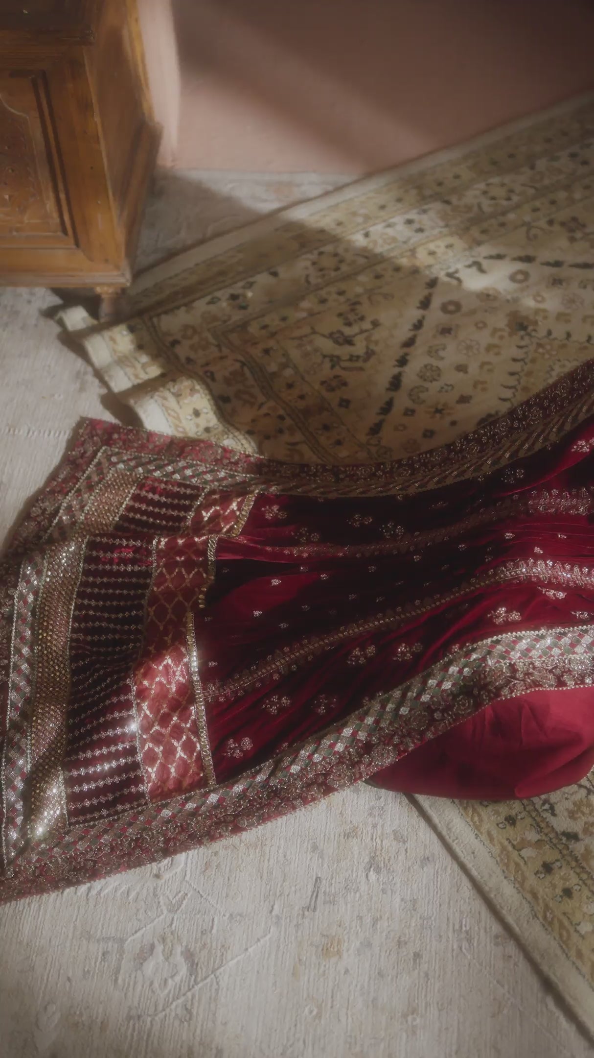 IV-56 Embroidered Velvet