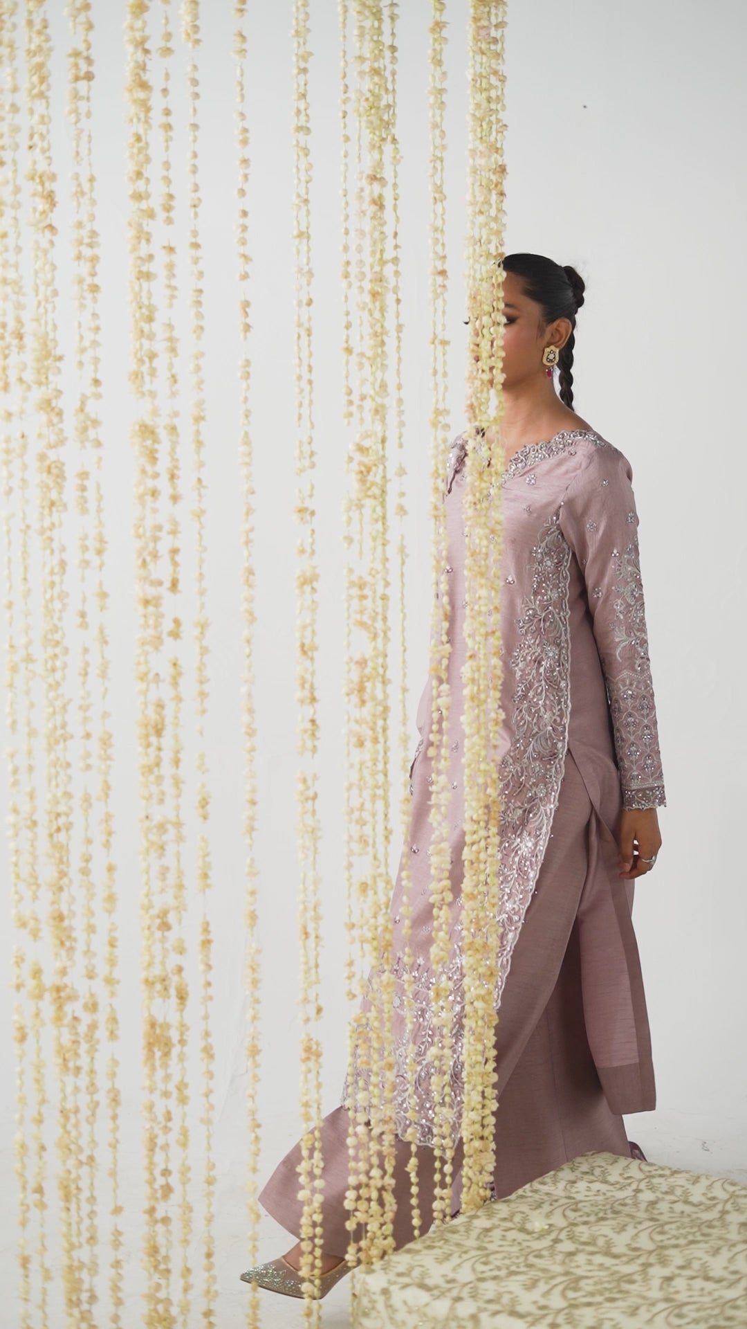 IRS-19 Embroidered Rawsilk