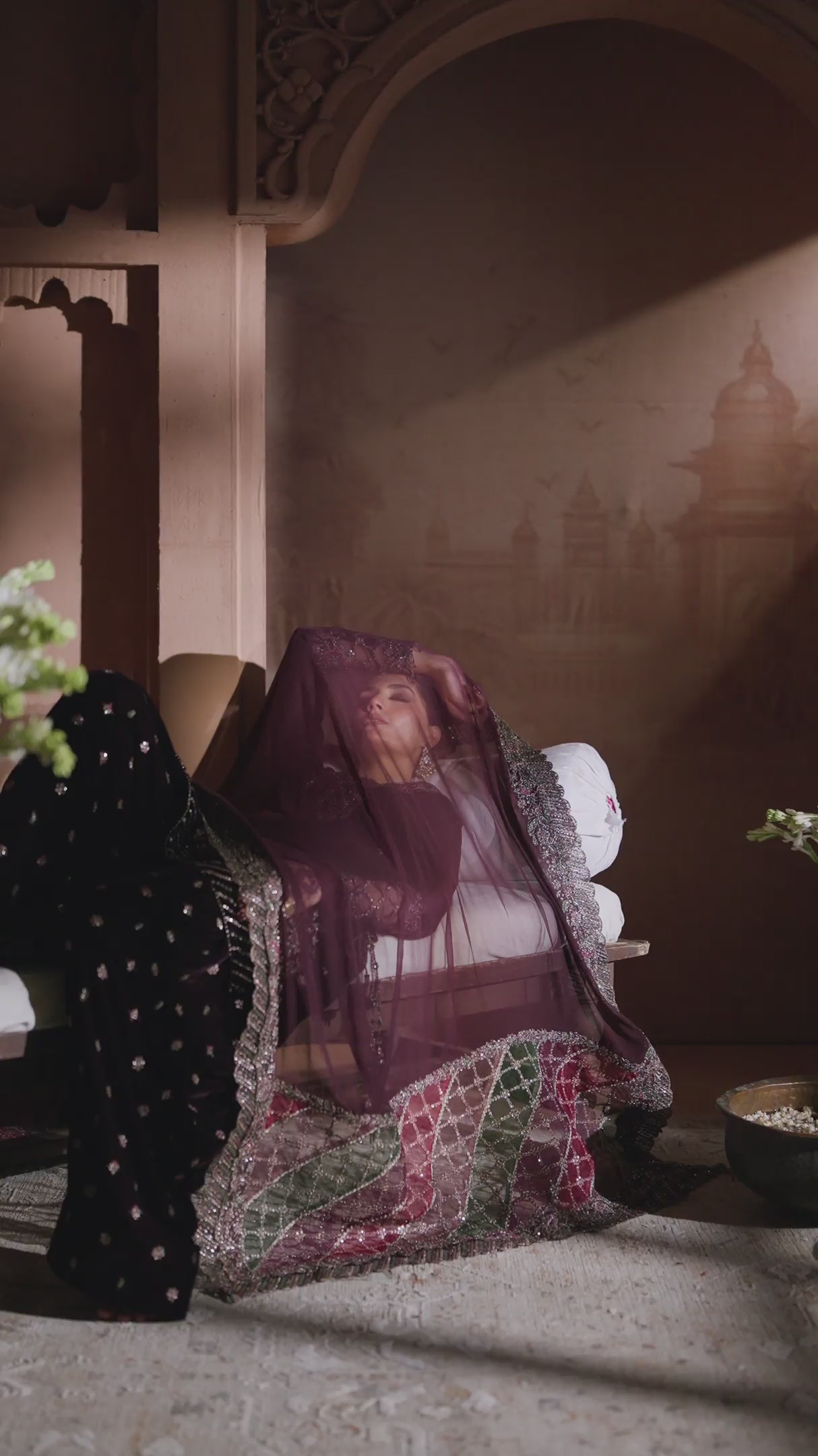 IV-61 Embroidered Velvet