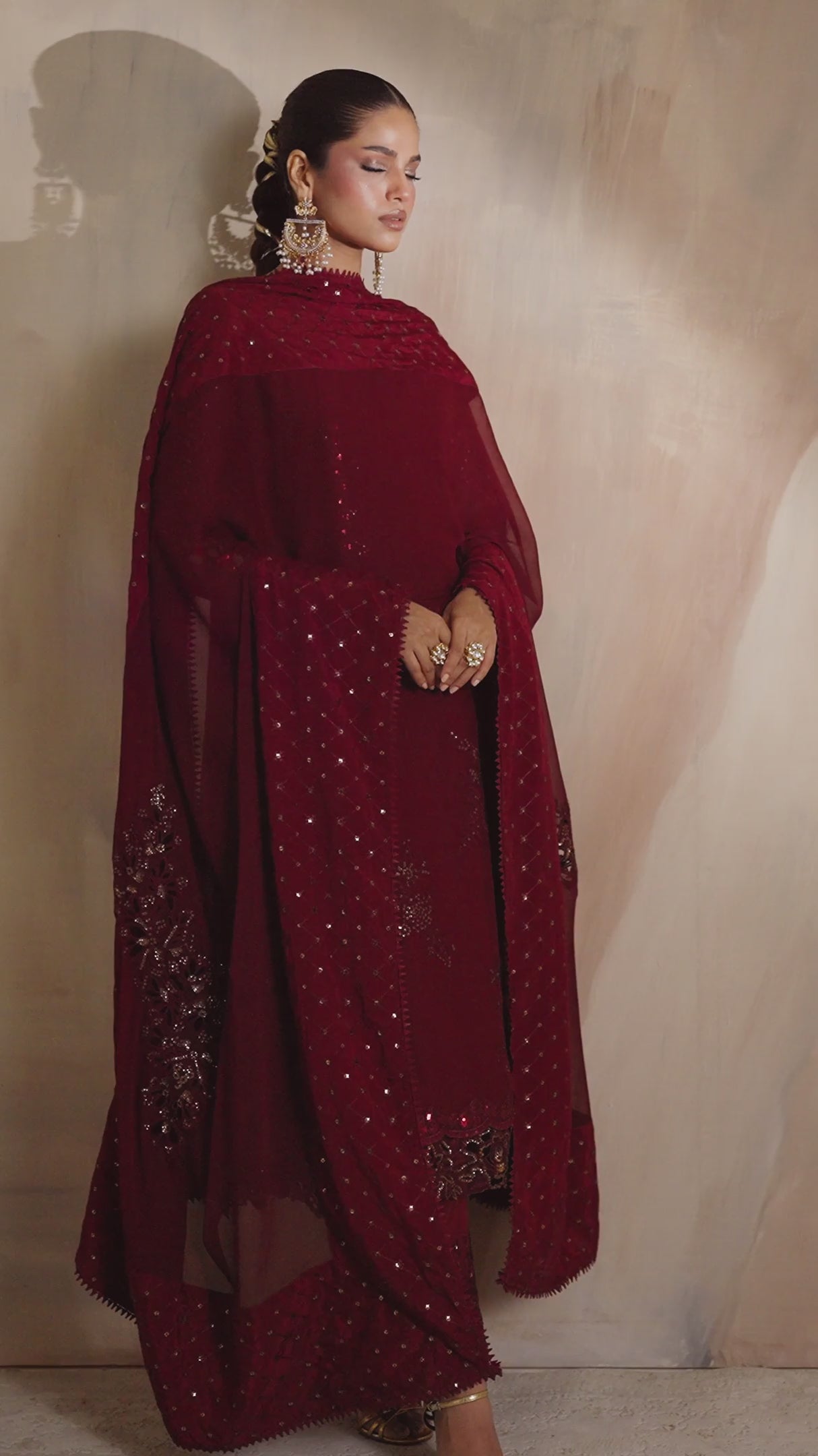 CC-83 Embroidered Chiffon