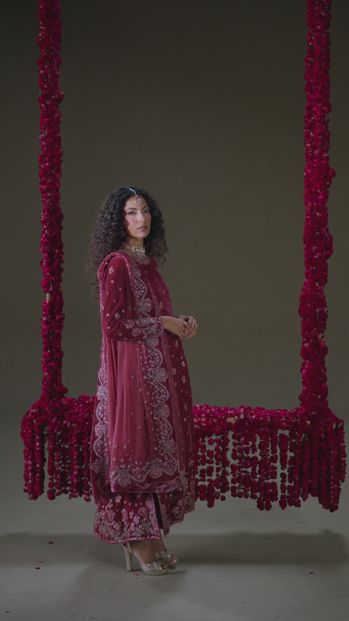 IV-75  Embroidered Velvet