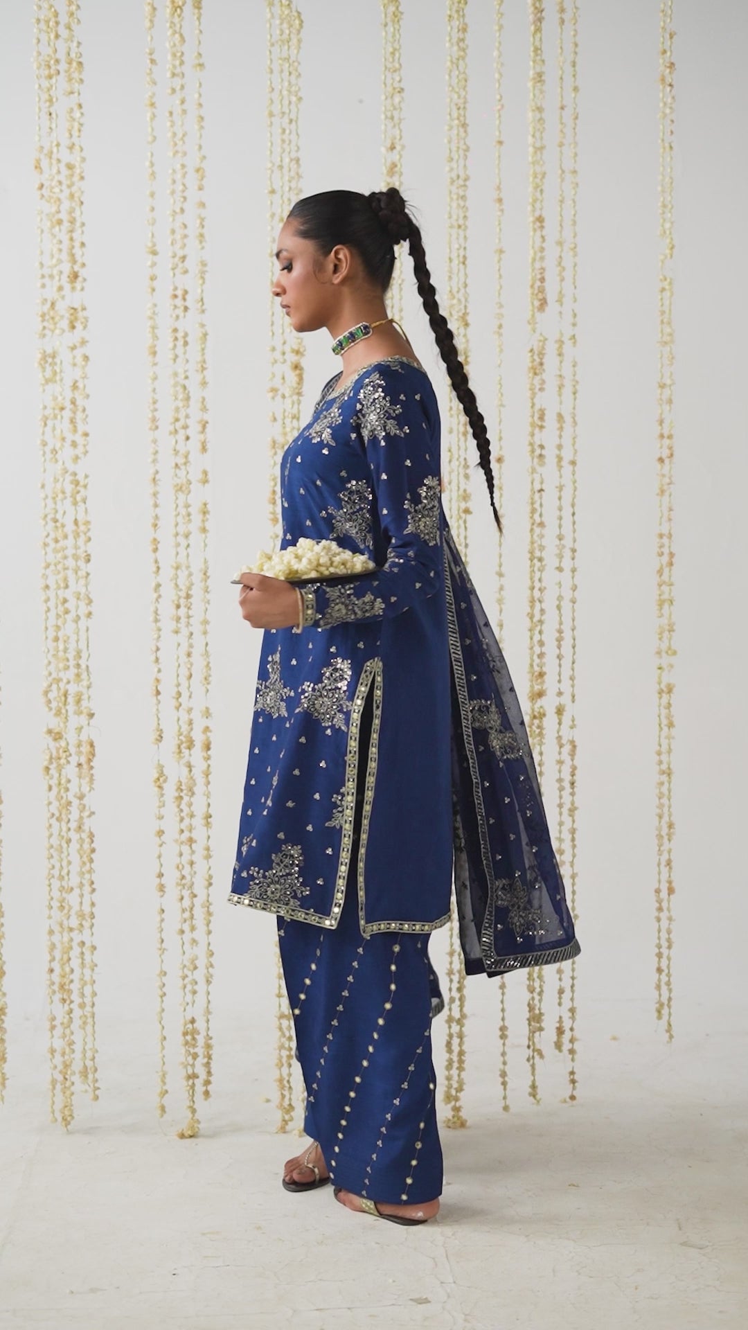 IRS-21 Embroidered Rawsilk