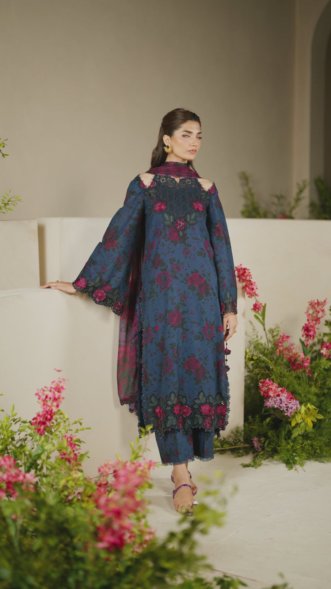 EFL-12 Embroidered Lawn