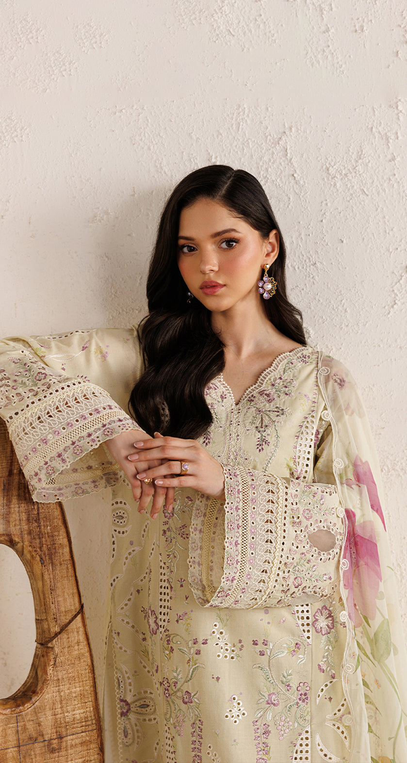 sachin and babi light blue dress Pakistani Designer Brand Clothes with Intricate Detailing